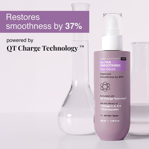 Ultra Smoothing Hair Serum Powered by Carbohydrate Complex & Niacinamide | Serum for Smooth & Shiny Hair | for Dry & Frizzy Hair | Women & Men | 100 Ml